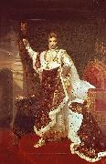 Robert Lefevre, Portrait of Napoleon I in Coronation Robes